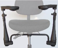 Posiflex Arm Supports ***IN STOCK *** Off white and black combo only (see photo)